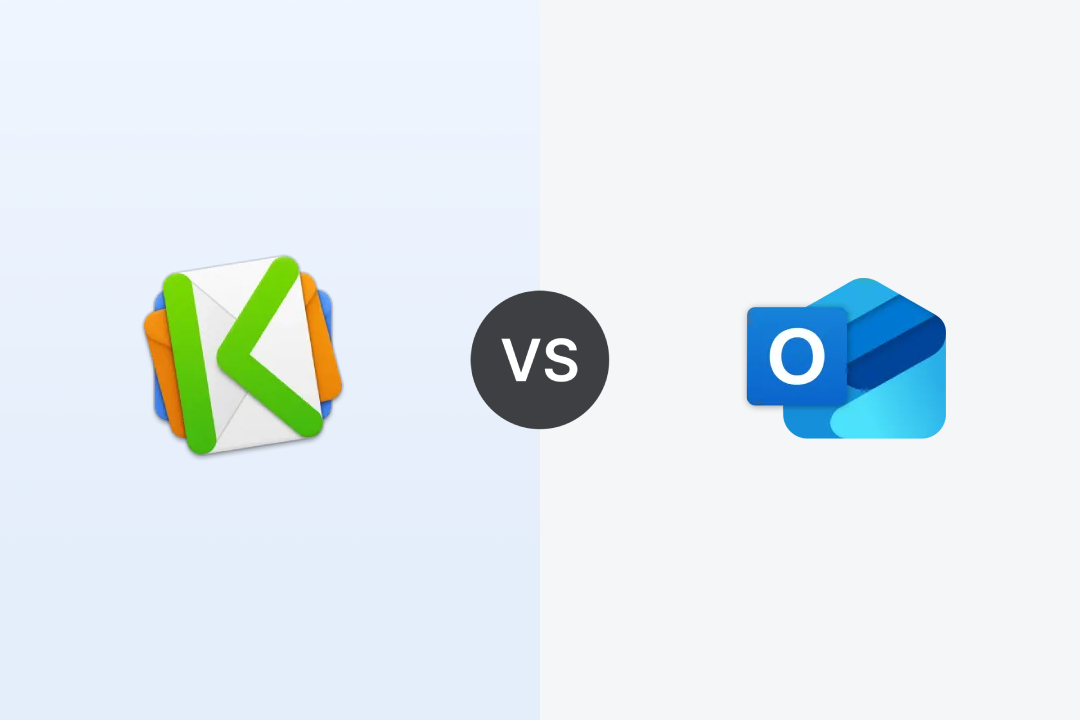 Kiwi for Gmail vs Outlook for Windows Comparison Image