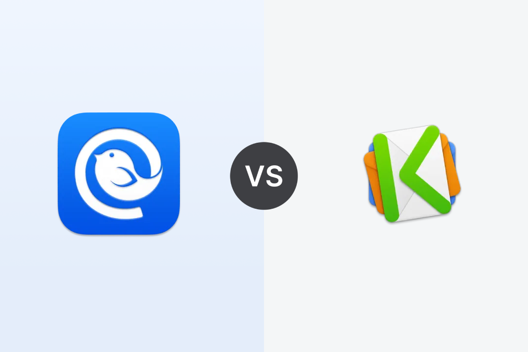 Mailbird vs Kiwi for Gmail Comparison Image