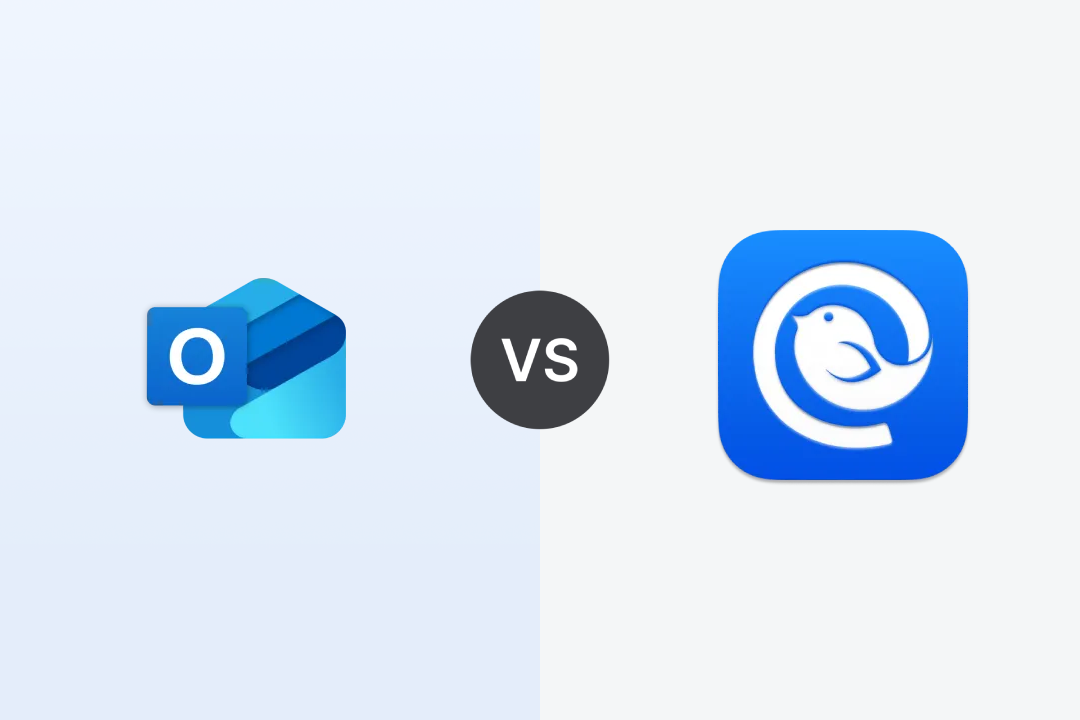 Outlook for Windows vs Mailbird Comparison Image