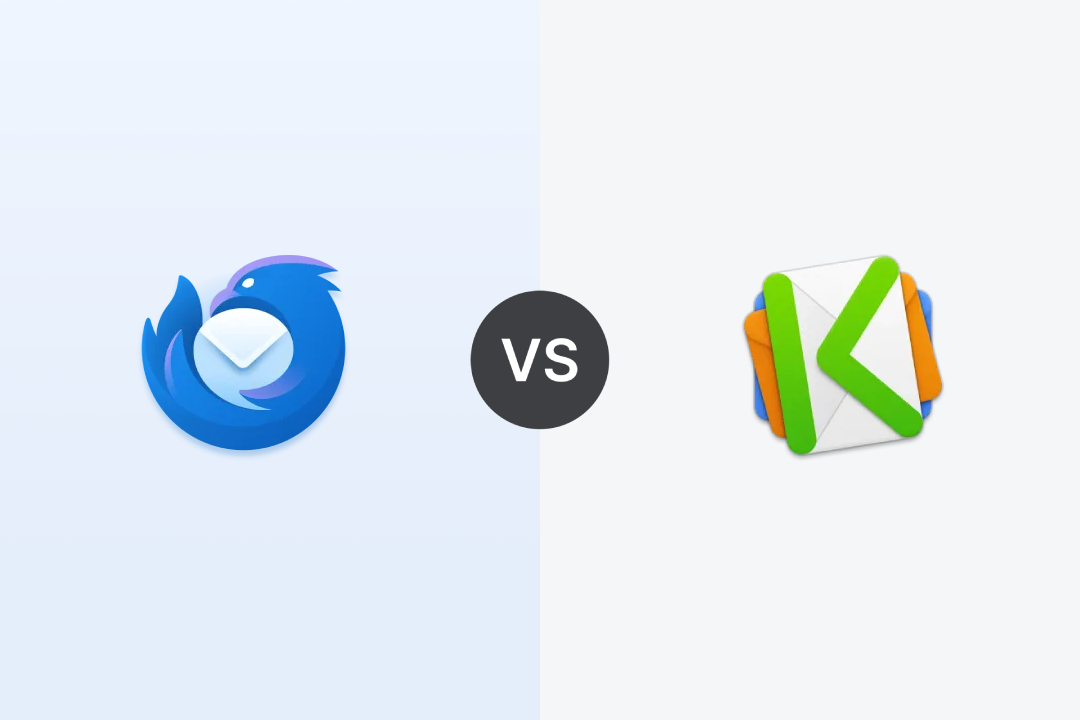 Thunderbird vs Kiwi for Gmail Comparison Image